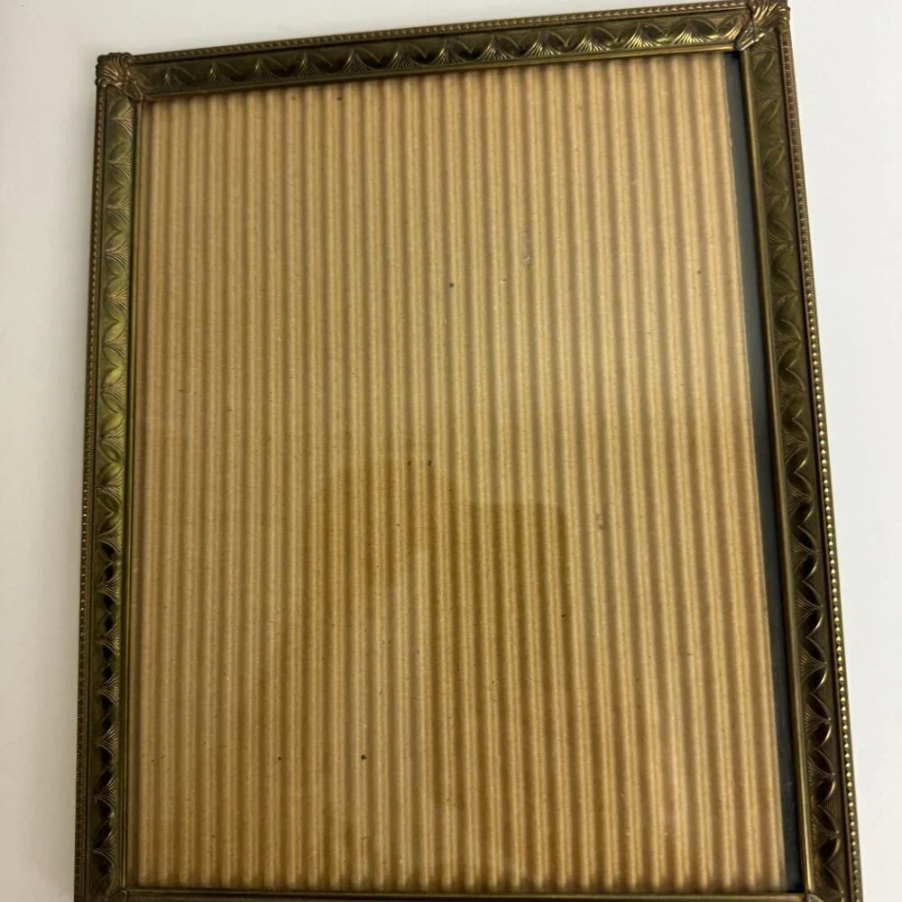 Vintage Metal Picture Frame 8